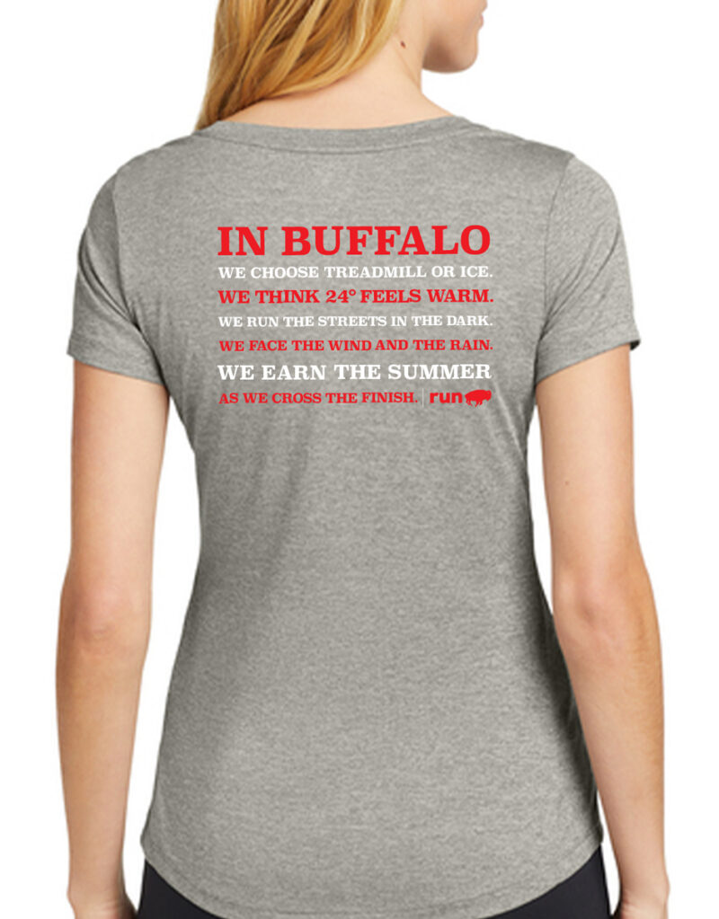 Training in Buffalo Ladies Performance Tee